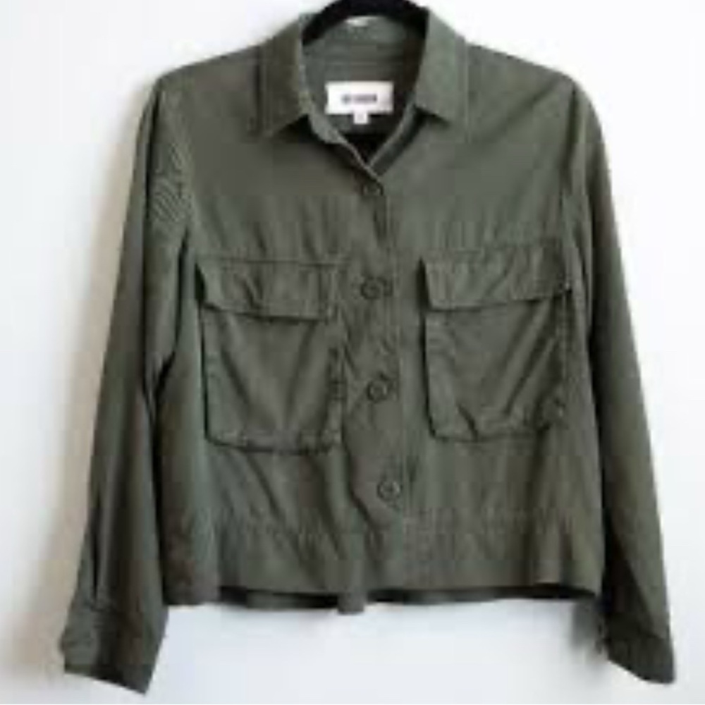BB Dakota Bravo Zulu Lyocell Women's Army Jacket Green XS Military Utility